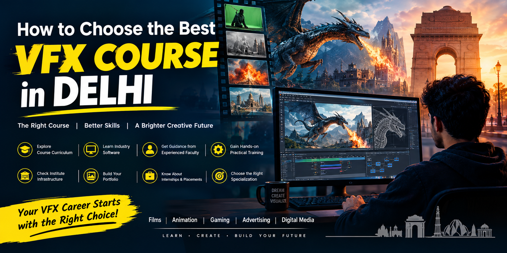 Read more about the article How to Choose the Best VFX Course in Delhi